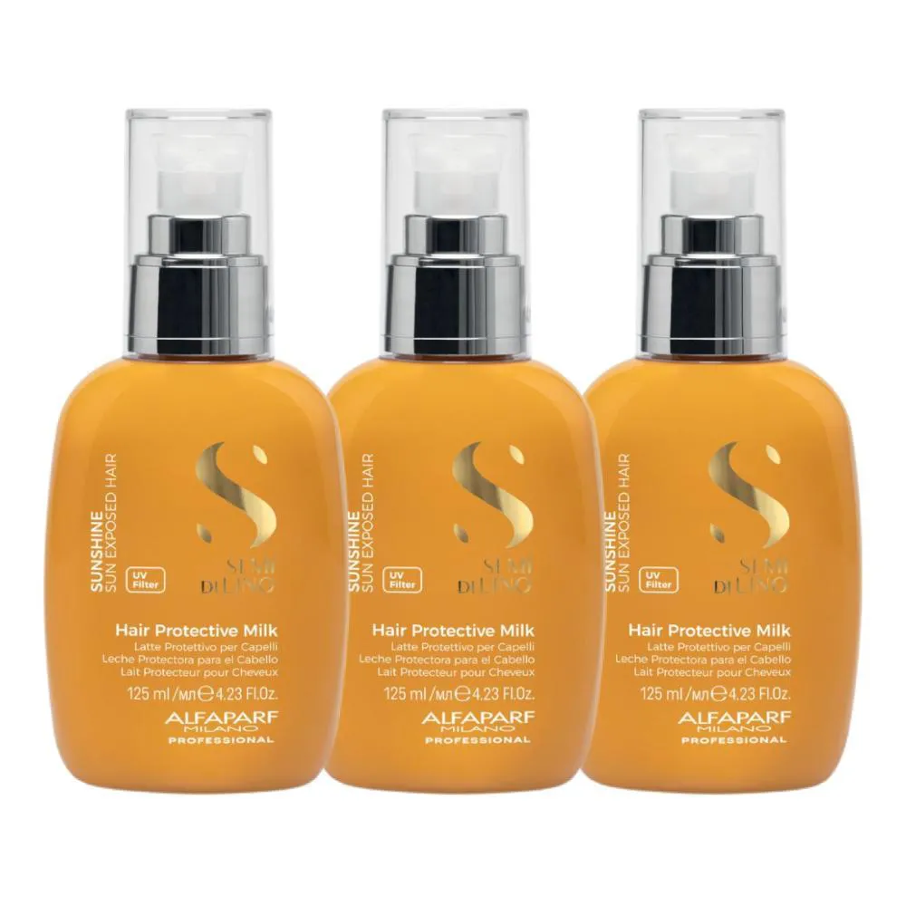 ALFAPARF SEMI DI LINO SUNSHINE KIT 3 LEAVE-IN 125ML