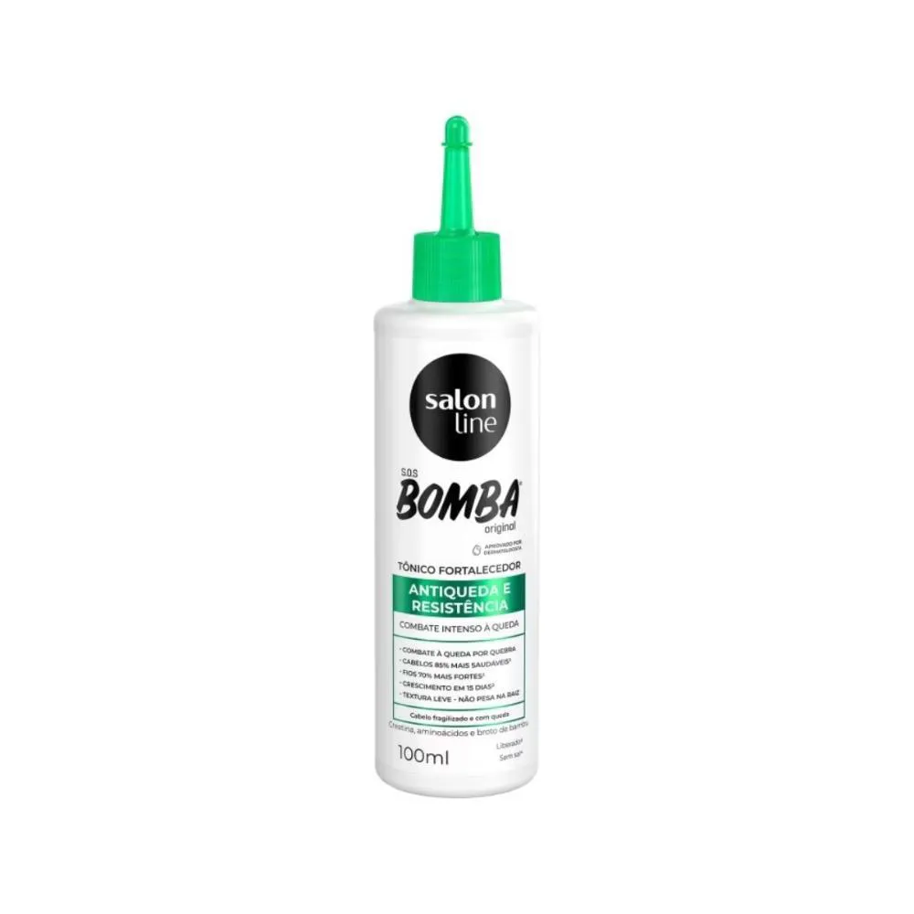 SALON LINE SOS BOMBA ANTIQUEDA TôNICO FORTALECEDOR 100ML