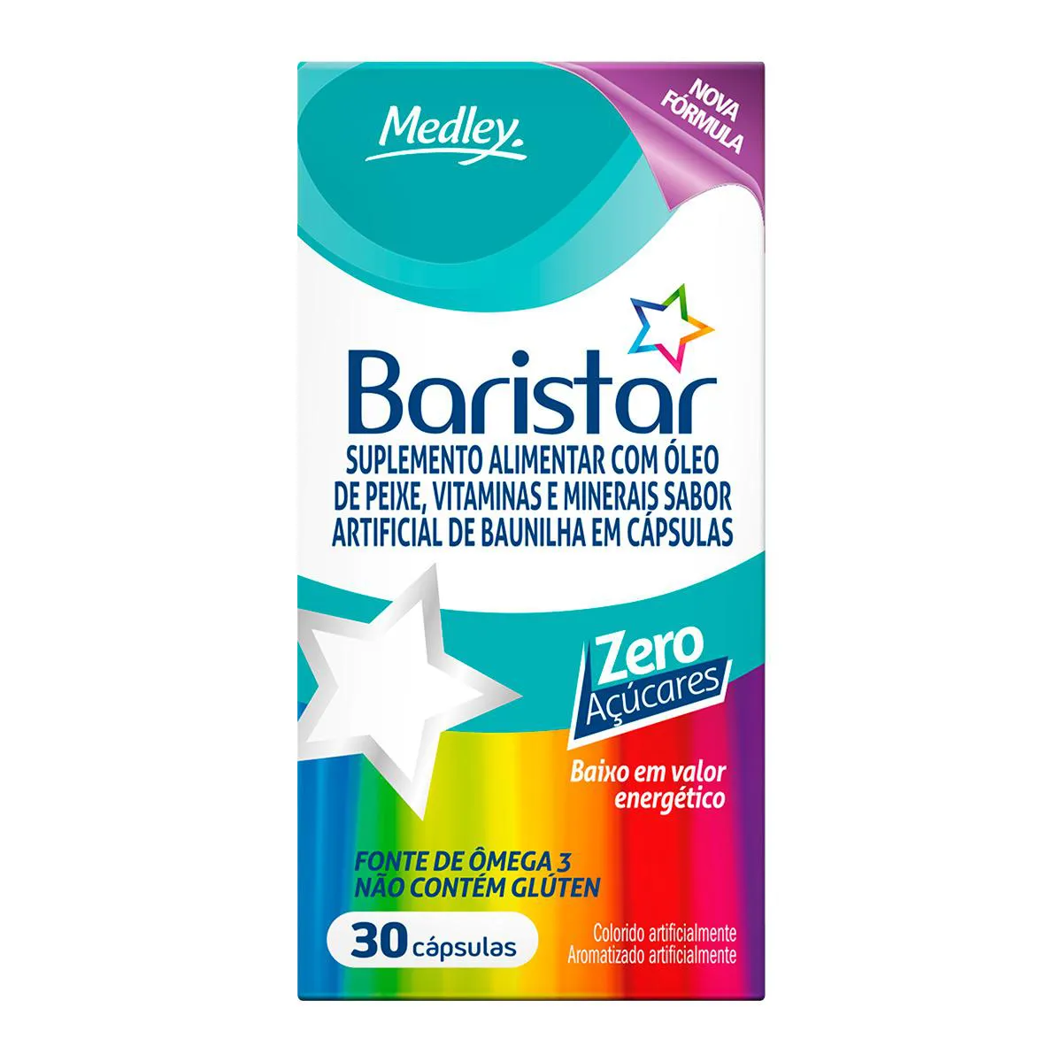 Polivitamínico Baristar Baunilha 30 cápsulas