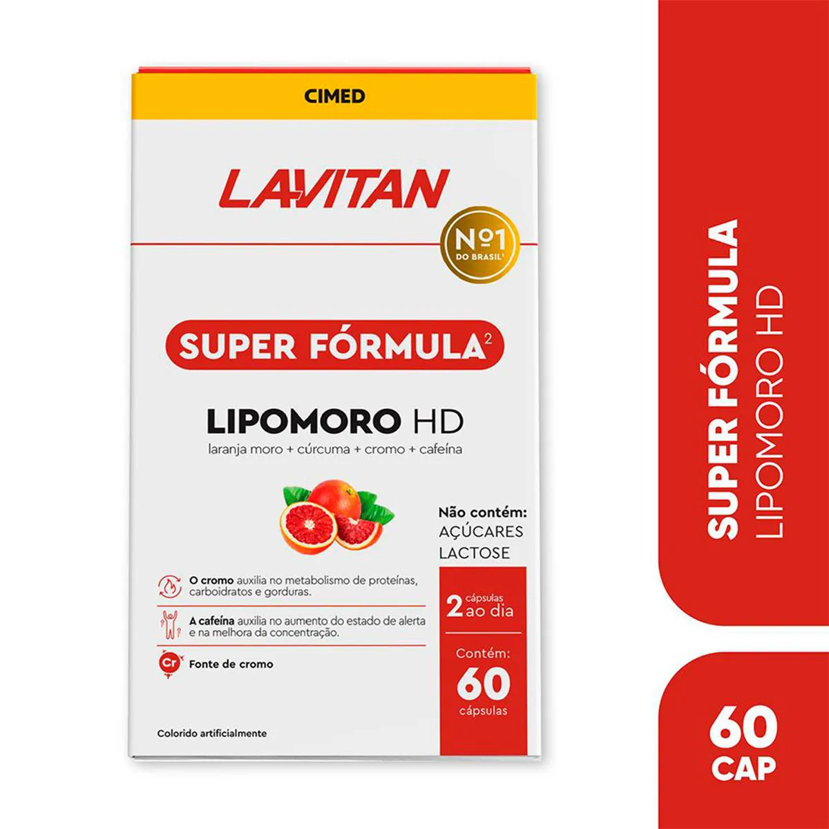 Suplemento Alimentar Lavitan Lipomoro Super Fórmula 60 Cápsulas