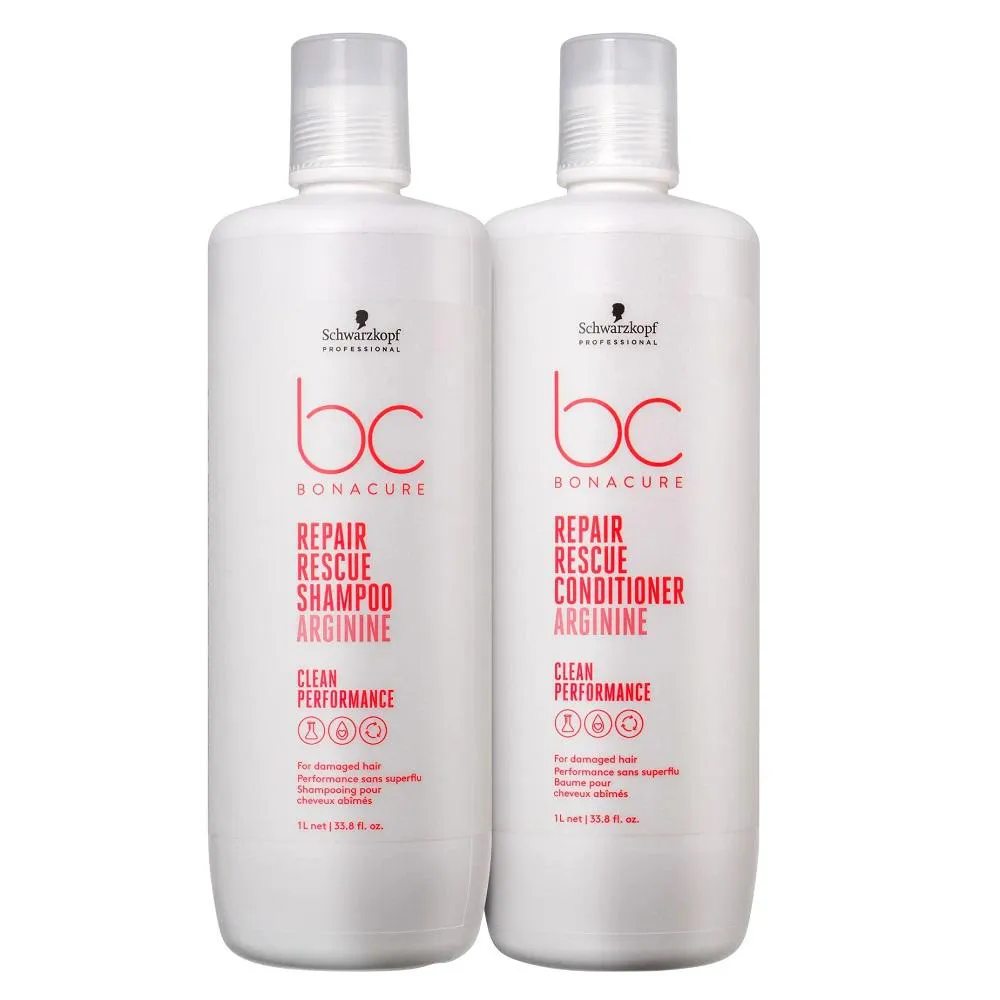 KIT SCHWARZKOPF REPAIR RESCUE - SHAMPOO 1L + CONDICIONADOR 1L