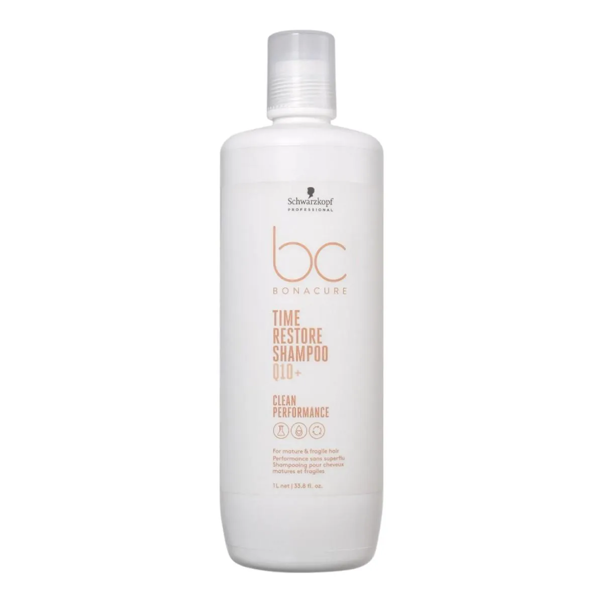 SCHWARZKOPF BC CLEAN PERFORMANCE TIME RESTORE Q10 - SHAMPOO 1L