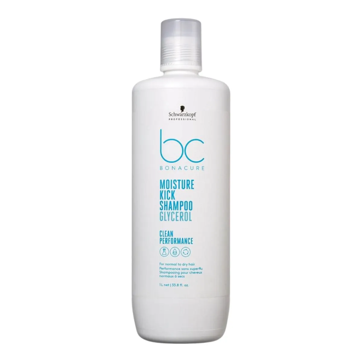 SCHWARZKOPF BC CLEAN PERFORMANCE MOISTURE KICK - SHAMPOO 1L
