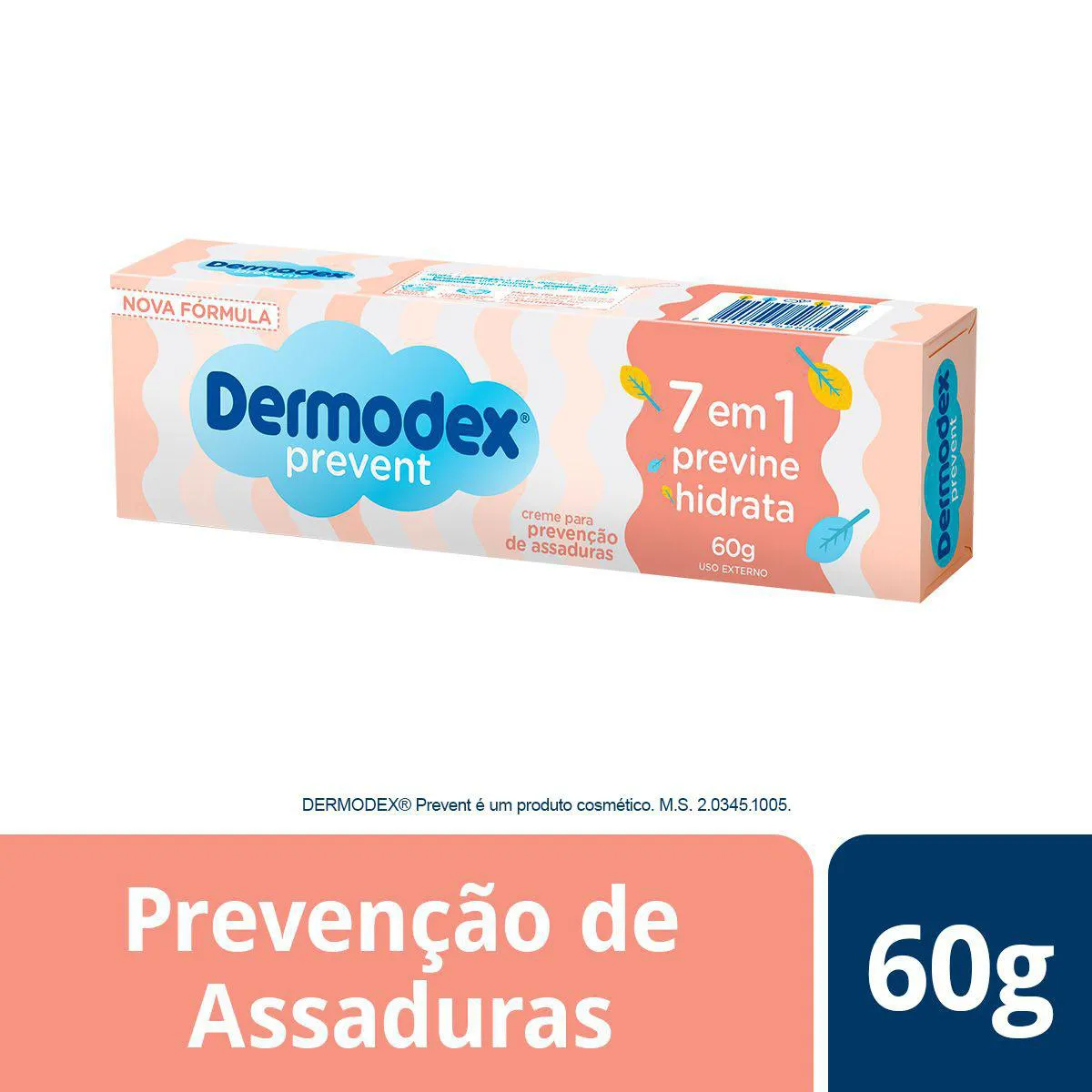 Creme para Assaduras Dermodex Prevent 60g