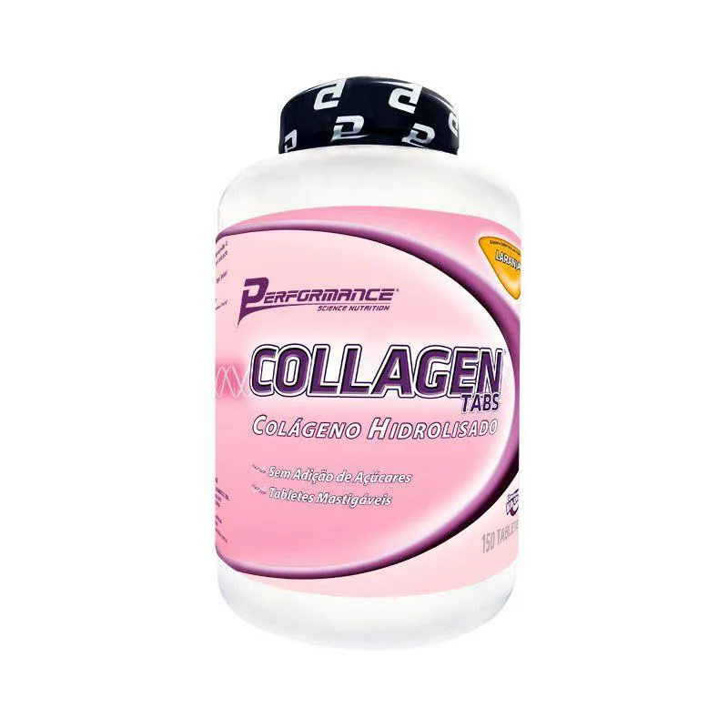 BIO COLLAGEN TABLETES MASTIGáVEIS (150 TABS) - SABOR: LARANJA