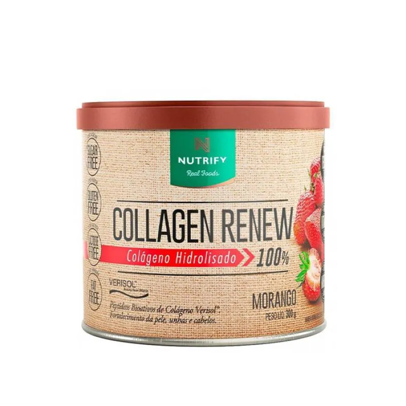 COLLAGEN RENEW VERISOL (300G) - SABOR: MORANGO