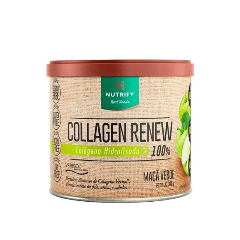 COLLAGEN RENEW VERISOL (300G) - SABOR: MAçã VERDE