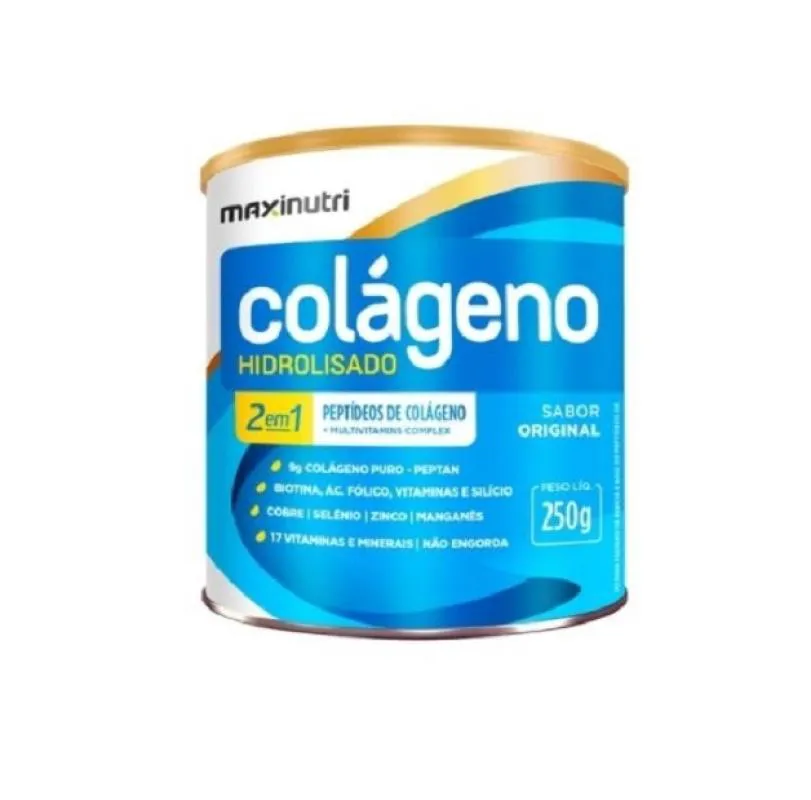 COLáGENO HIDROLISADO 2 EM 1 ZERO (250G) - SABOR: ORIGINAL