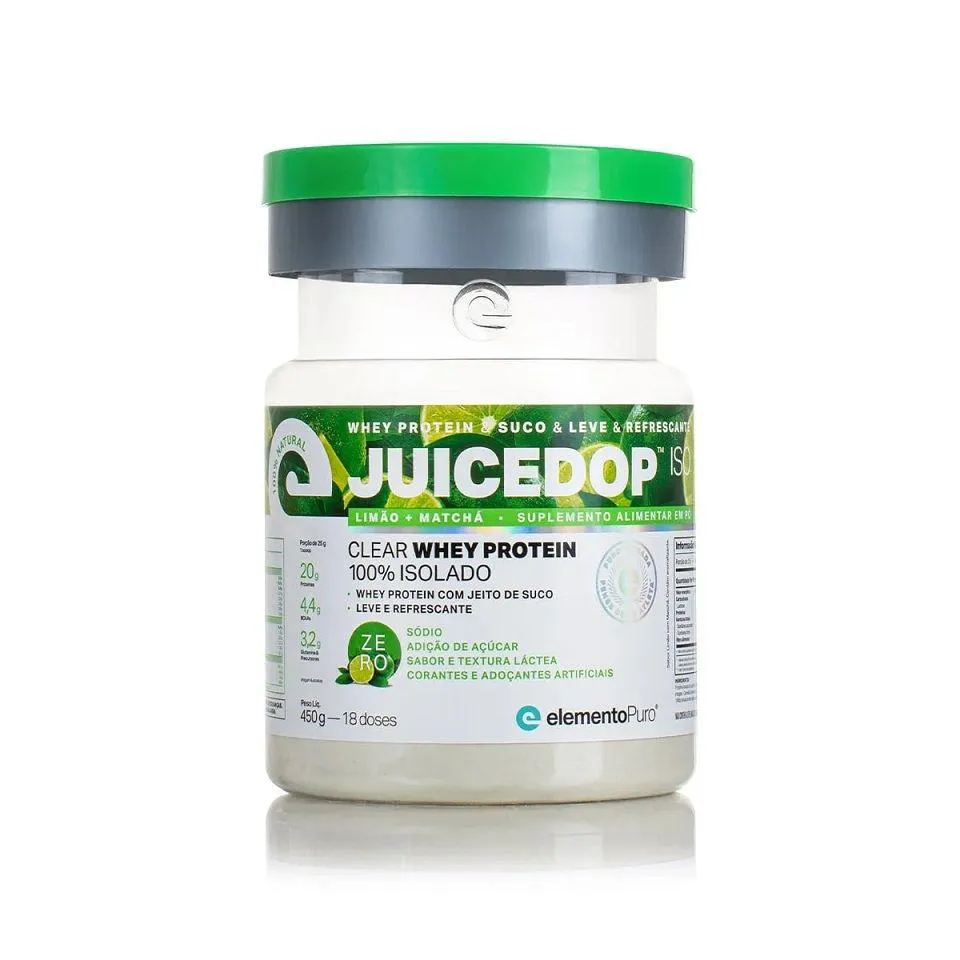 JUICEDOP (450G) - SABOR: LIMãO C/ MATCHá
