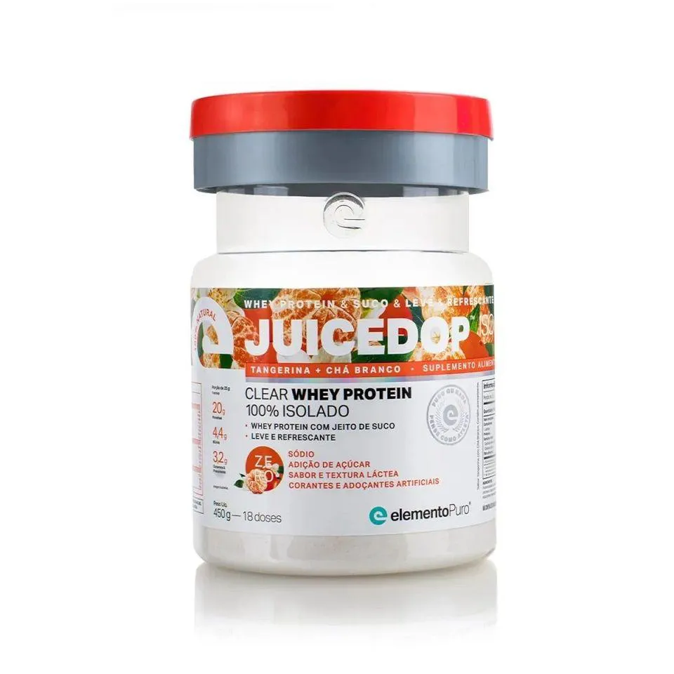 JUICEDOP (450G) - SABOR: TANGERINA + CHá BRANCO