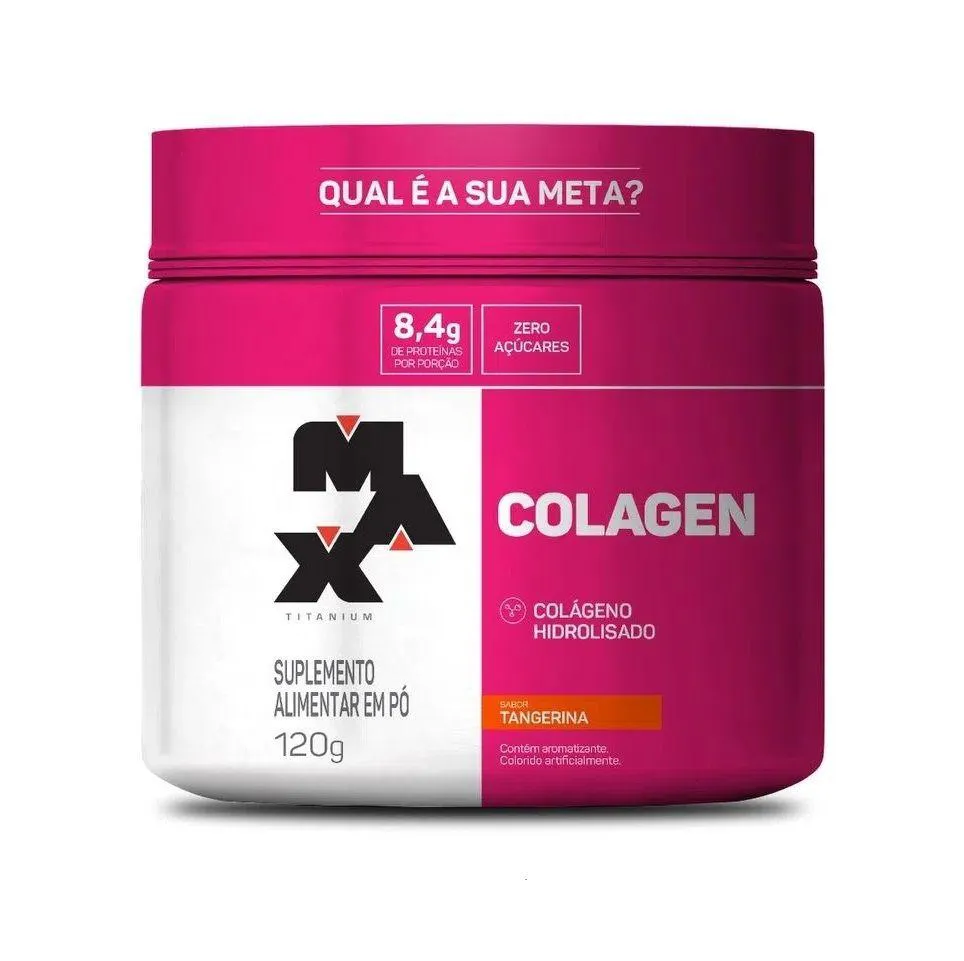 COLáGENO HIDROLISADO COLAGEN (120G) - SABOR: TANGERINA