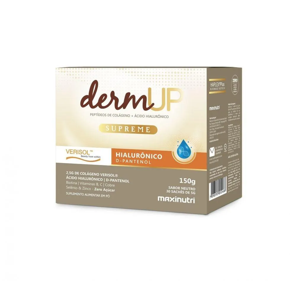 DERMUP SUPREME VERISOL + ÁCIDO HIALURôNICO (30 SACHêS 5G) - SABOR: NEUTRO
