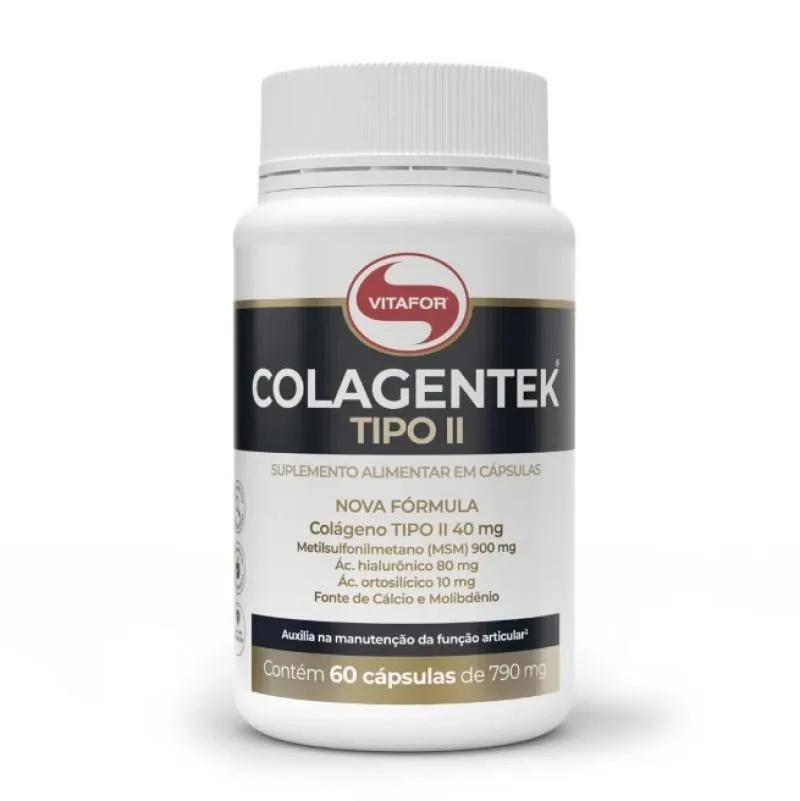 COLAGENTEK TIPO II 790MG (60 CAPS) - PADRãO: ÚNICO