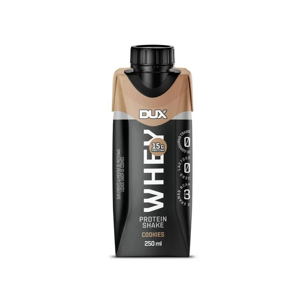 WHEY PROTEIN SHAKE (250ML) - SABOR: COOKIES
