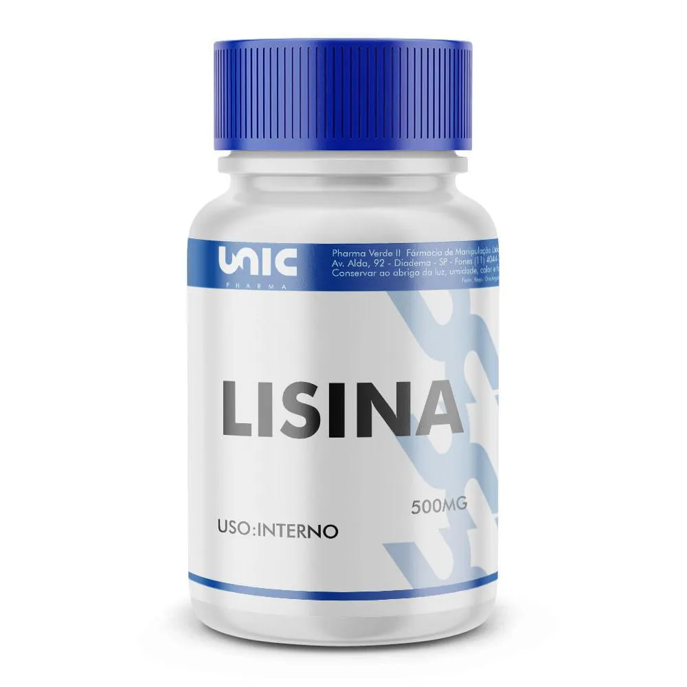 LISINA 500MG - 30 CáPSULAS