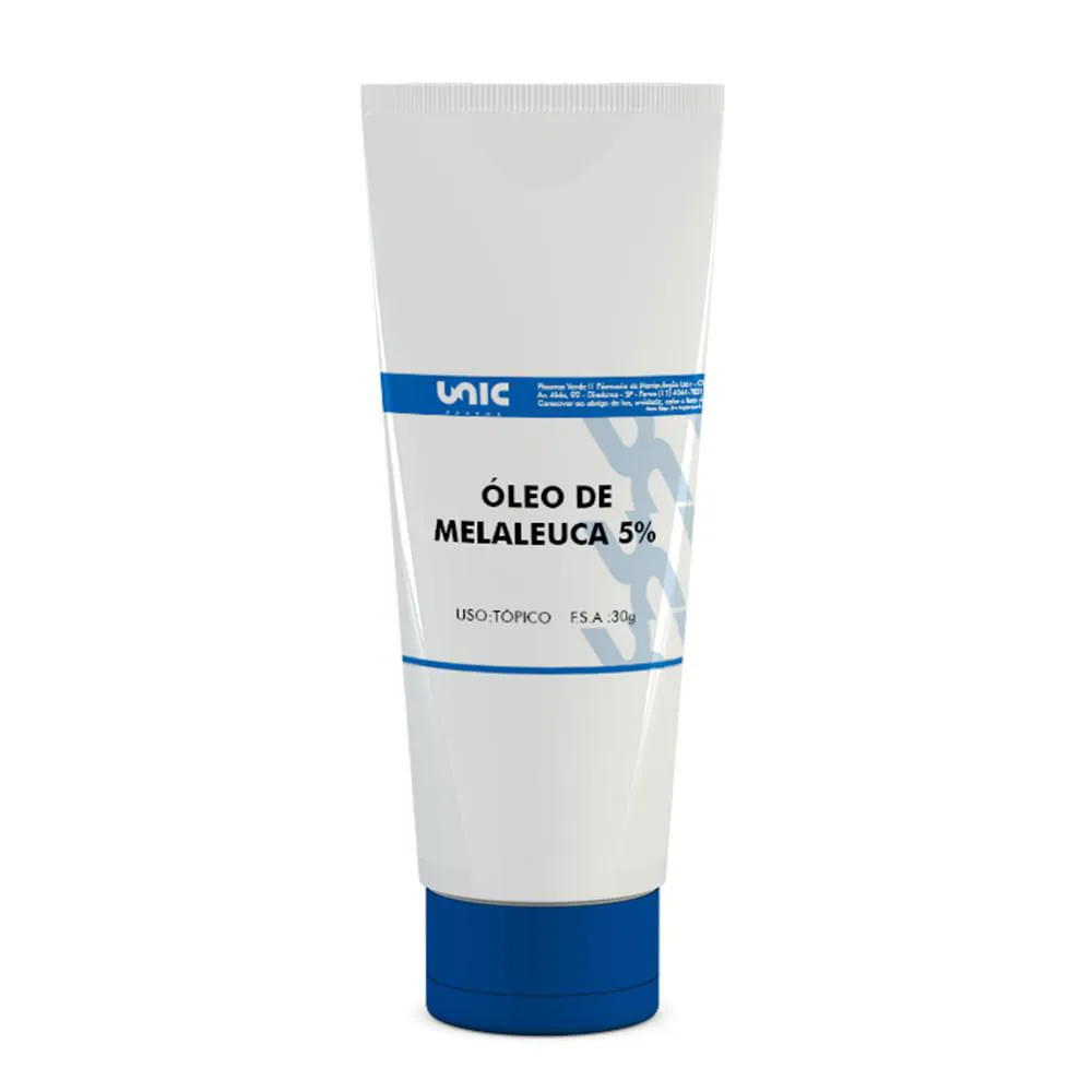 ÓLEO DE MELALEUCA 5% GEL ANTIBACTERIANO PARA PELE COM ACNE 30G