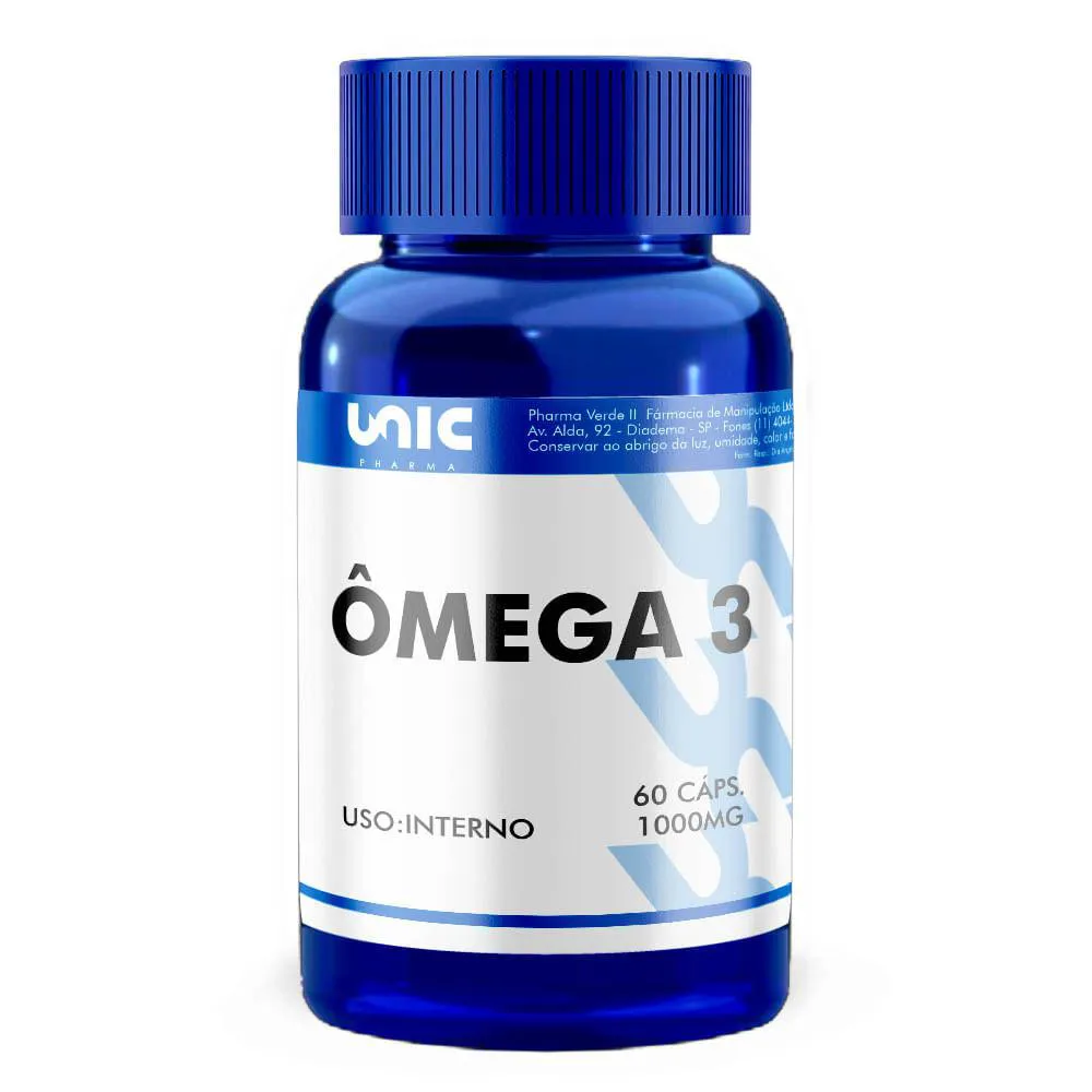 ÓLEO DE PEIXE 1000MG (ÔMEGA 3) - 60 CáPSULAS