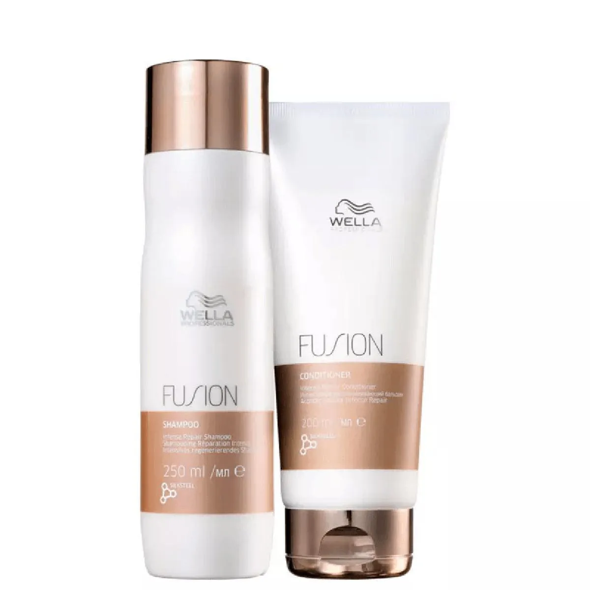 Kit Wella Professionals Fusion - Shampoo 250ml E Condicionador 250ml 

