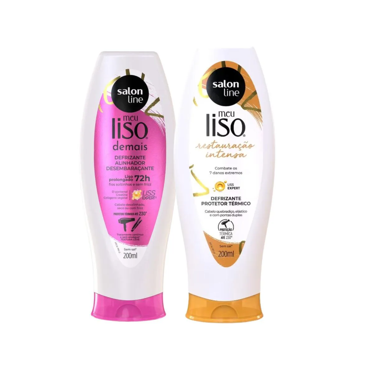 KIT 2 DEFRIZANTES PROTETOR TéRMICO MEU LISO SALON LINE