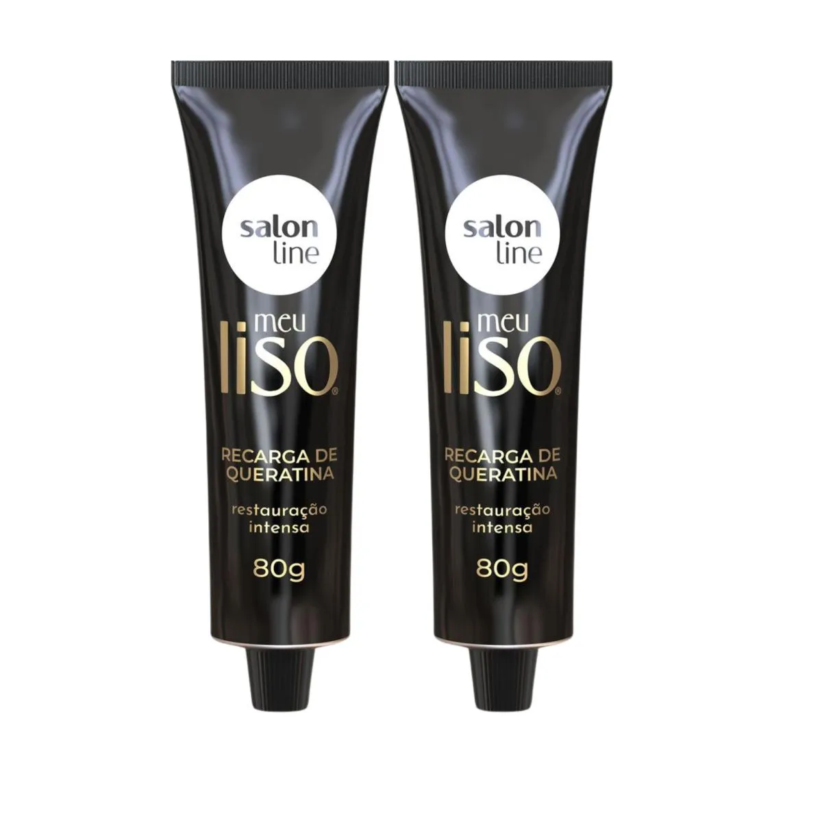 KIT 2 CREMES QUERATINA RESTAURA HIDRATA MEU LISO SALON LINE