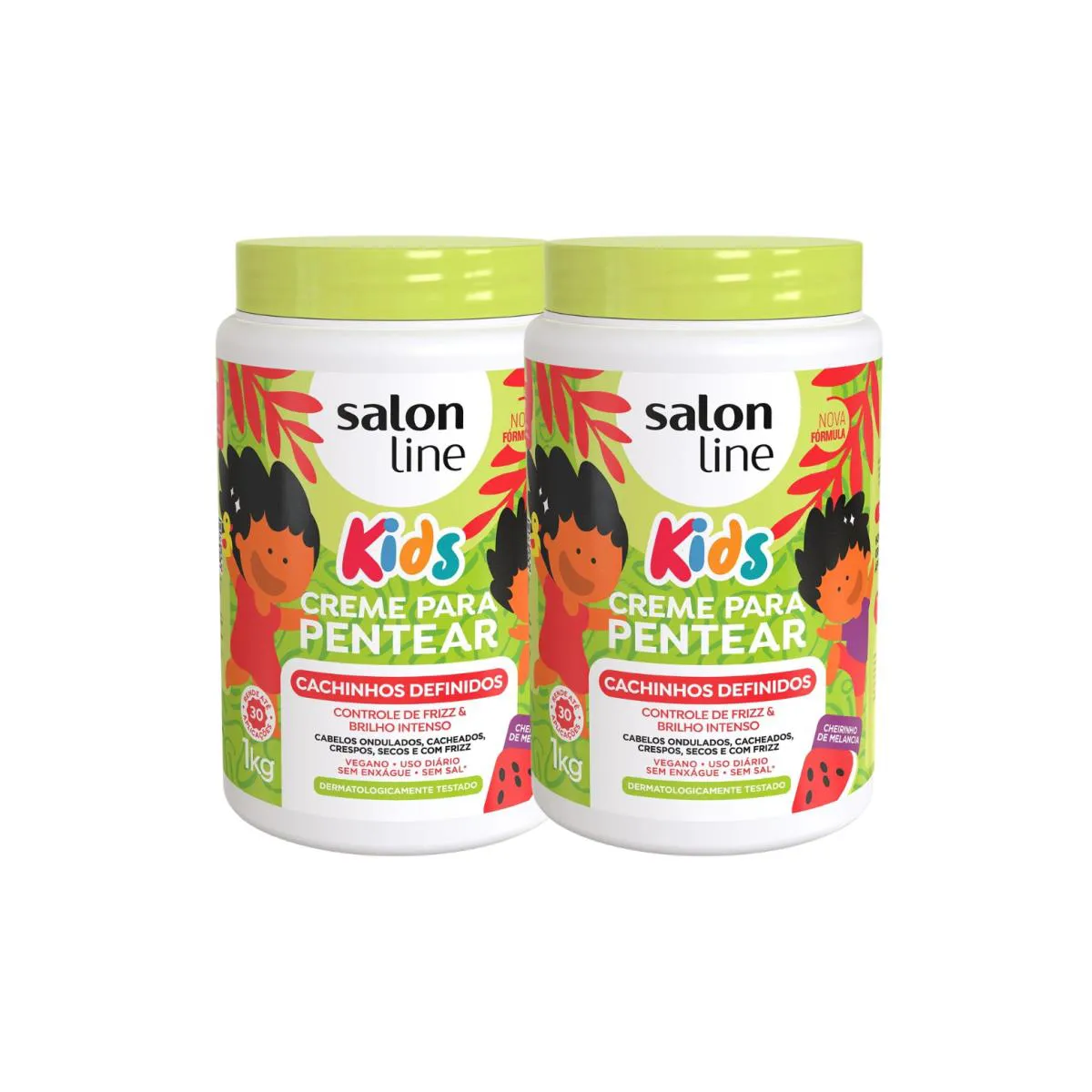 KIT 2 CREME PARA PENTEAR CACHINHOS DEFINIDOS KIDS SALON LINE