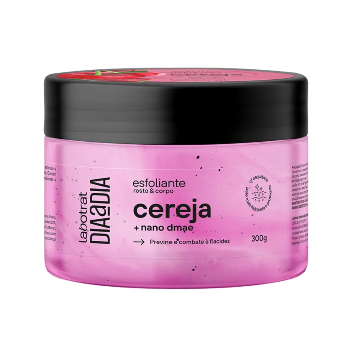 ESFOLIANTE ROSTO E CORPO CEREJA HIDRATA MACIEZ LABOTRAT 300G
