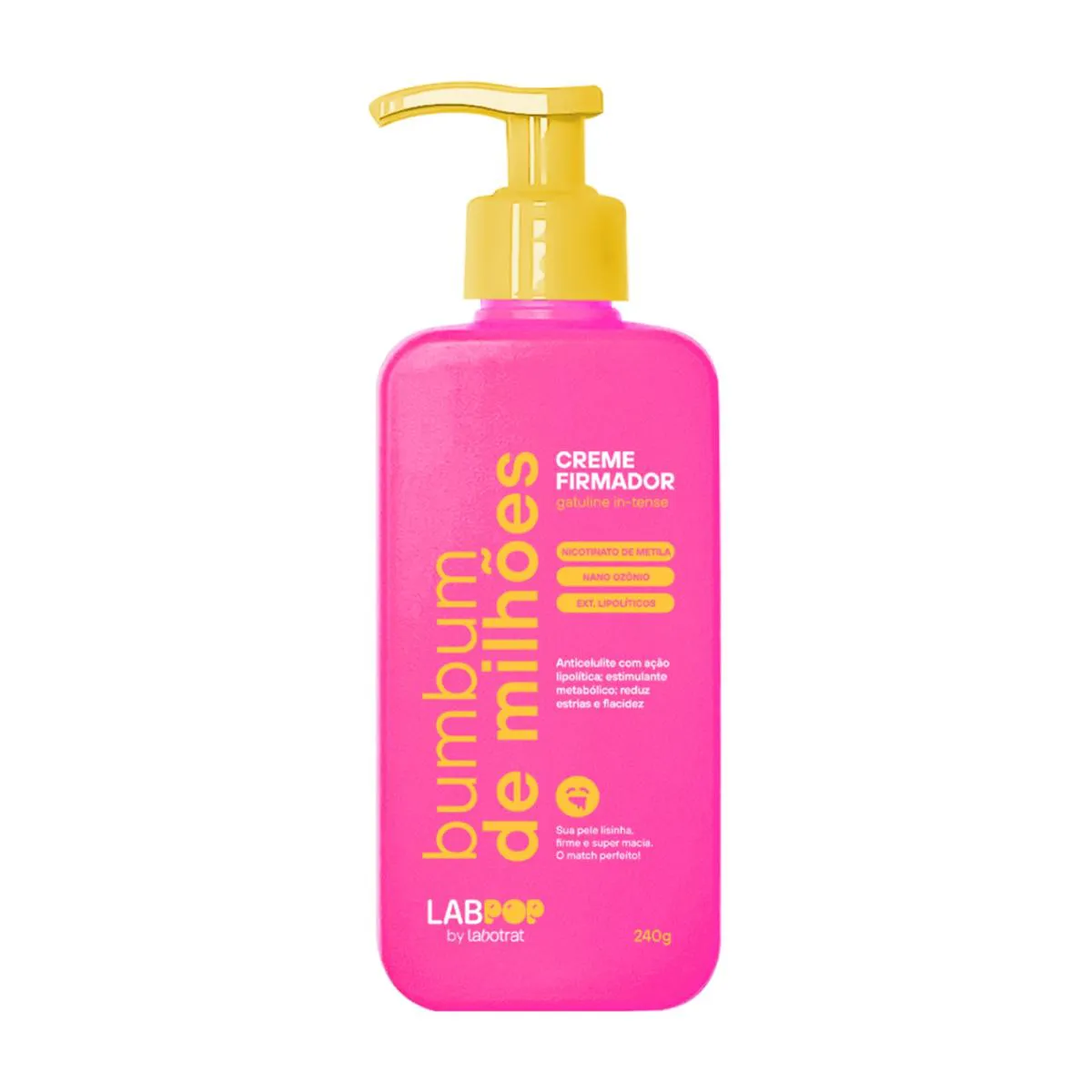 CREME FIRMADOR BUMBUM  ANTICELULITE LABPOP LABOTRAT 240G