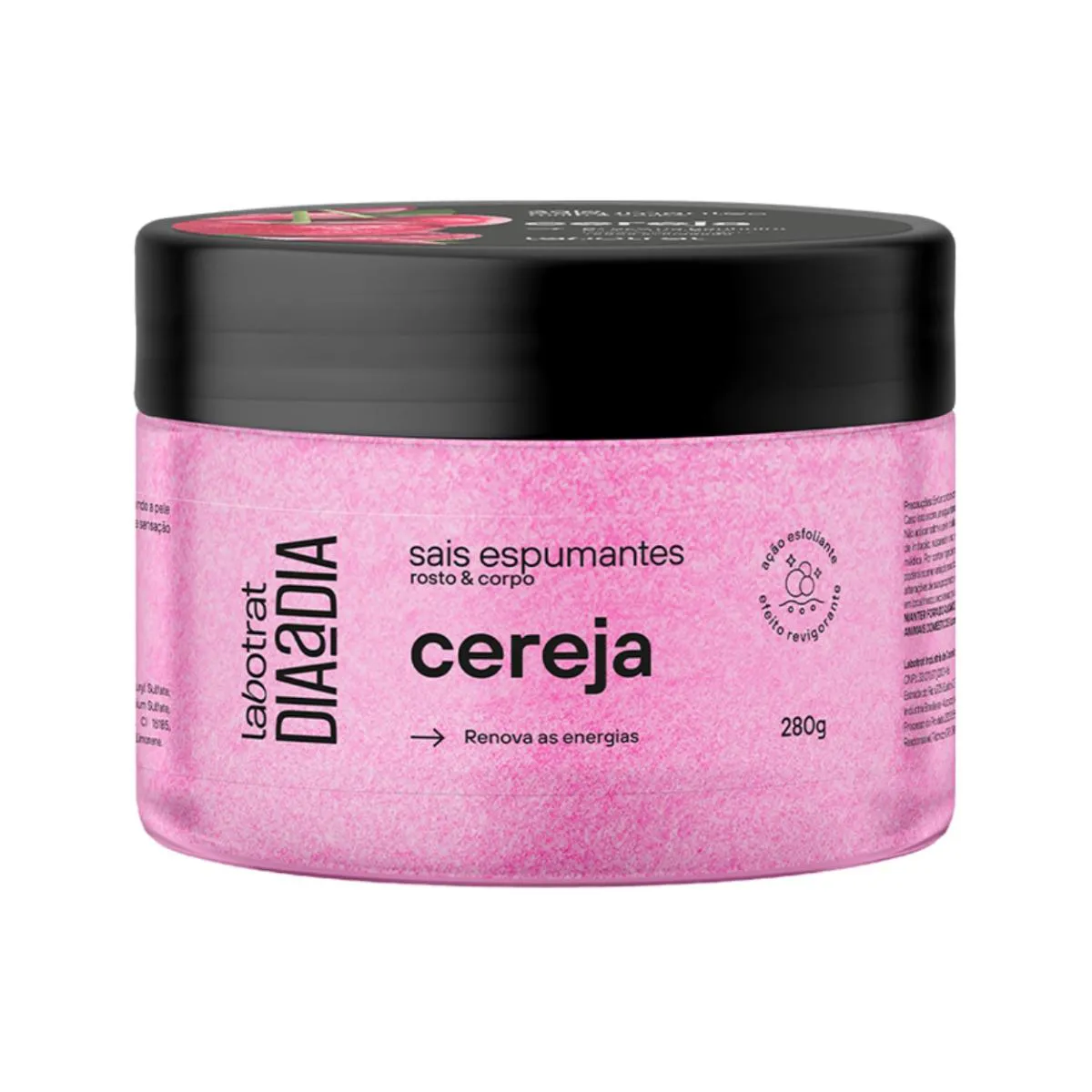 SAIS DE BANHO ESPUMANTE CEREJA ROSTO E CORPO LABOTRAT 300G