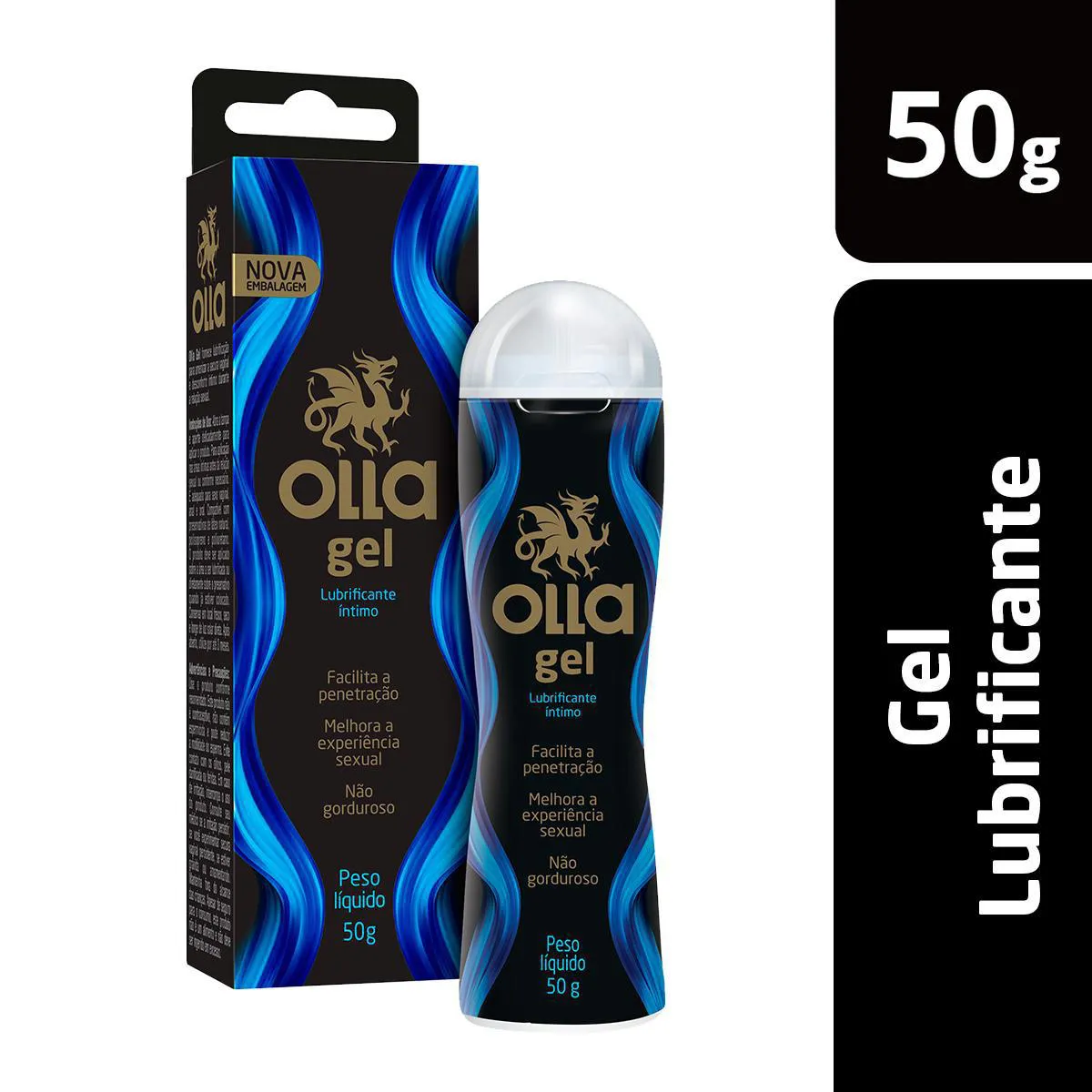 Gel Lubrificante Íntimo Olla com 50g