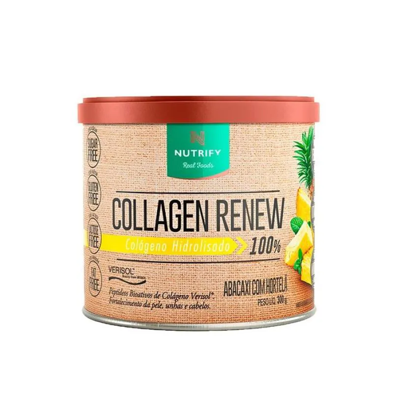 COLLAGEN RENEW VERISOL (300G) - SABOR: ABACAXI COM HORTELã