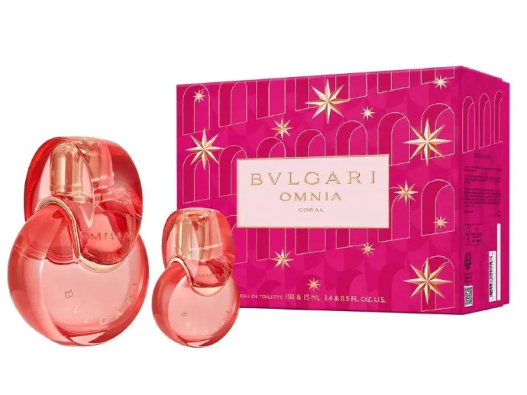 KIT BVLGARI OMNIA CORAL EAU DE TOILETTE 100ML + 15ML