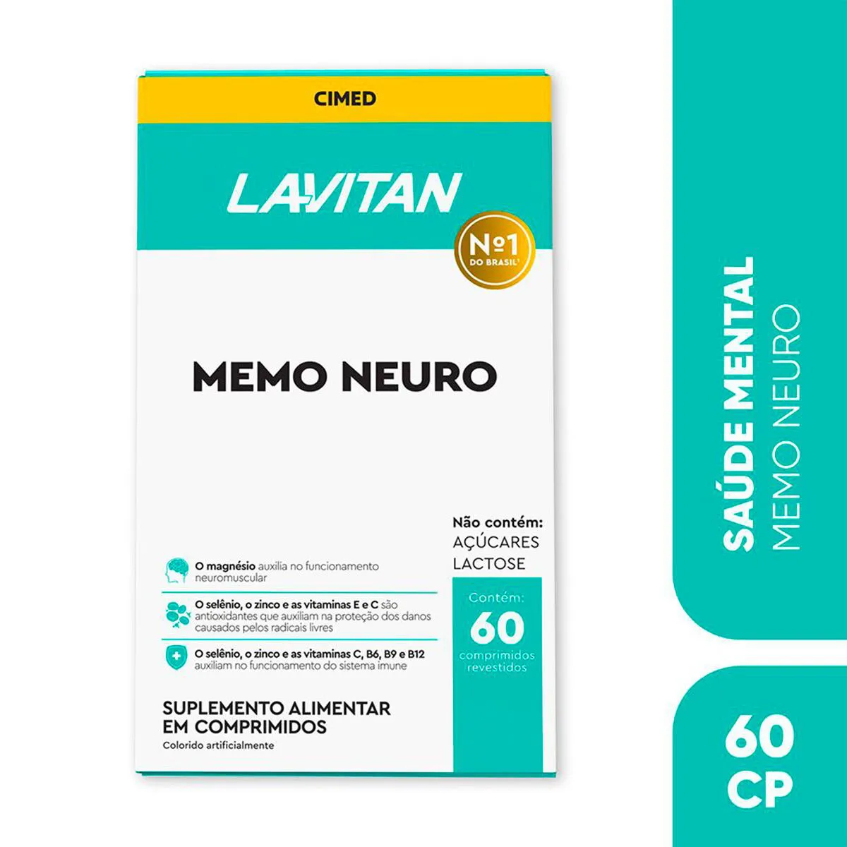 Polivitamínico Lavitan Memória 60 comprimidos