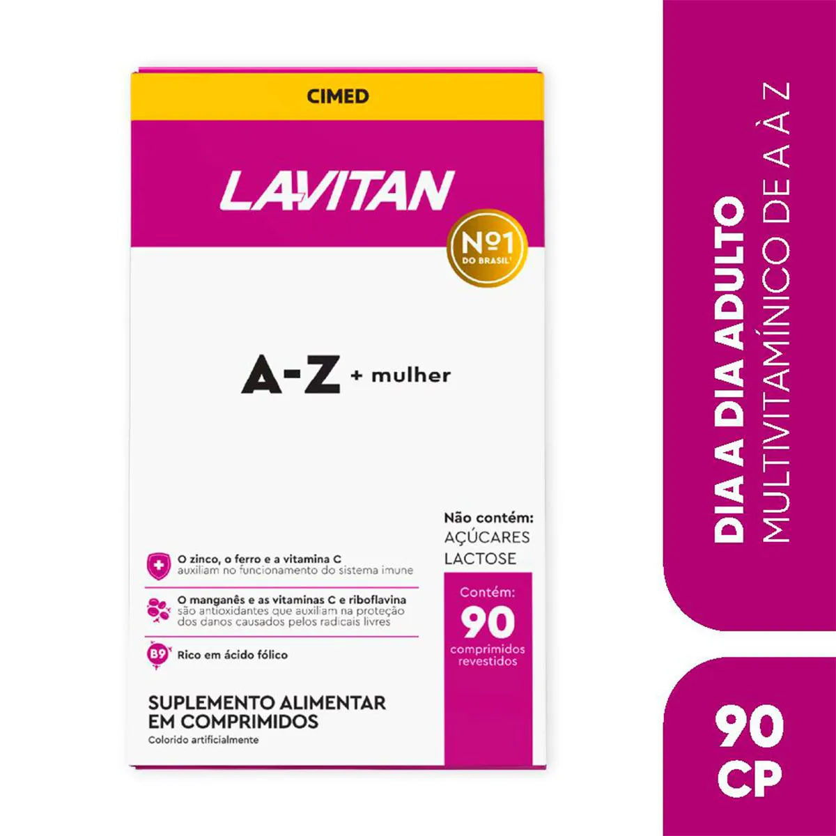 Polivitamínico Lavitan A-Z +Mulher 90 comprimidos