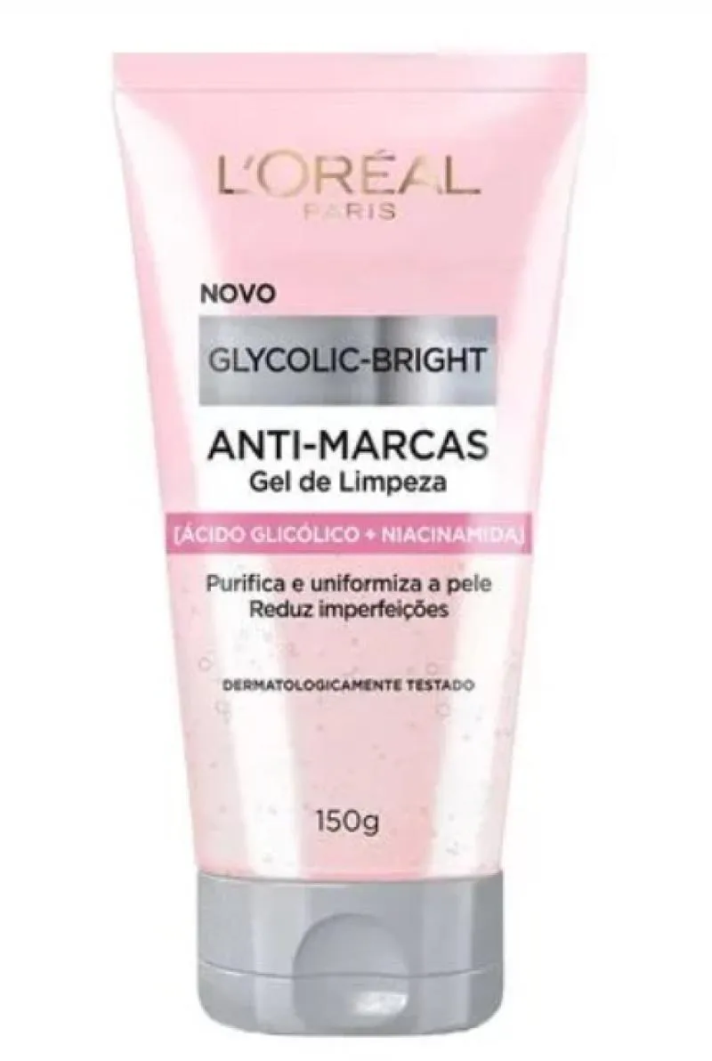 GLYCOLIC BRIGHT GEL DE LIMPEZA ANTI-MARCAS L´OREAL 150G