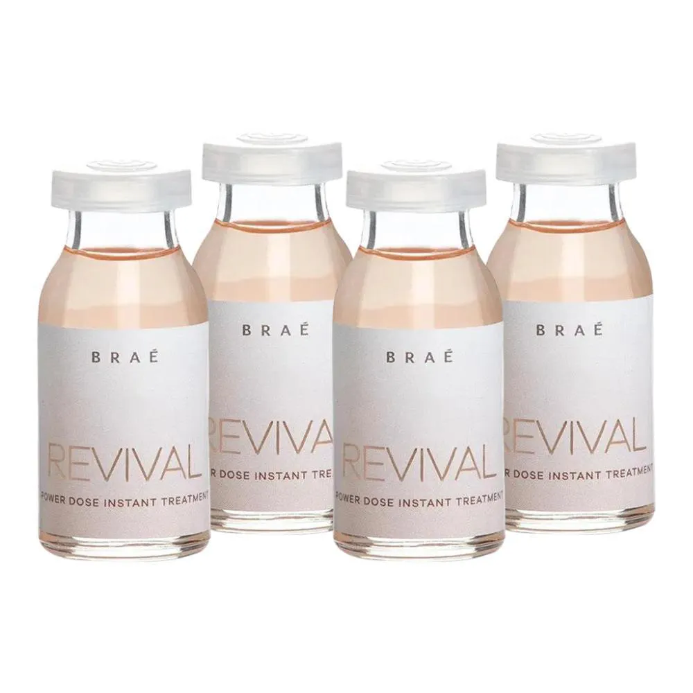 KIT BRAé REVIVAL POWER DOSE 4X AMPOLA DE TRATAMENTO 13ML