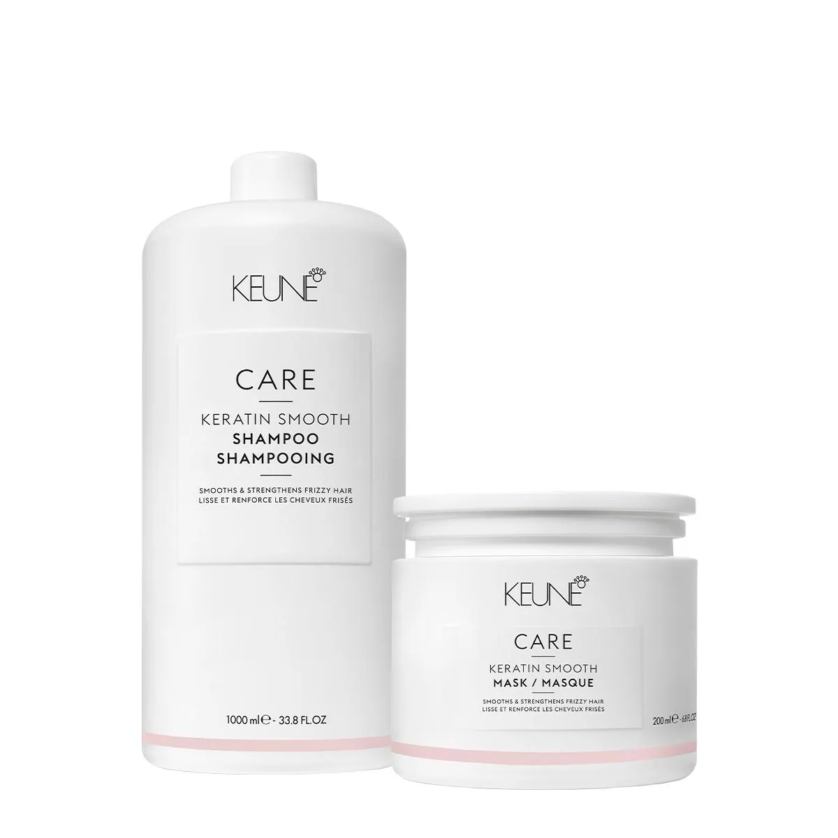 KIT KEUNE CARE KERATIN SMOOTH SHAMPOO MáSCARA 200 (2 PRODUTOS)