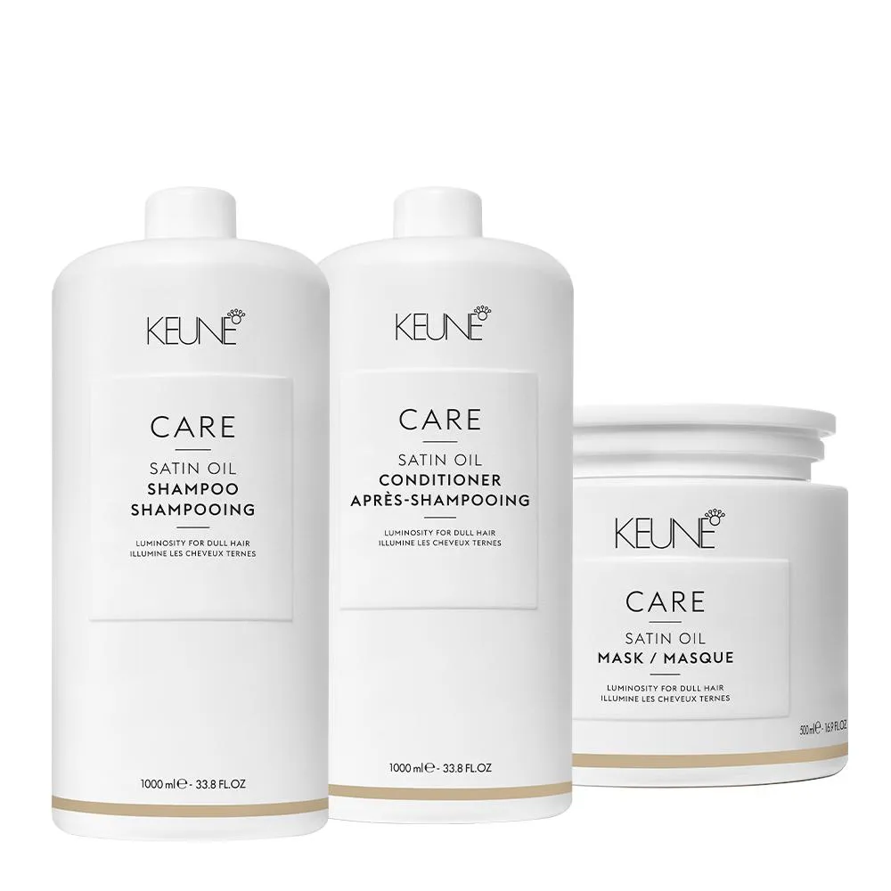 KIT KEUNE CARE SATIN OIL SALON E MáSCARA (3 PRODUTOS)
