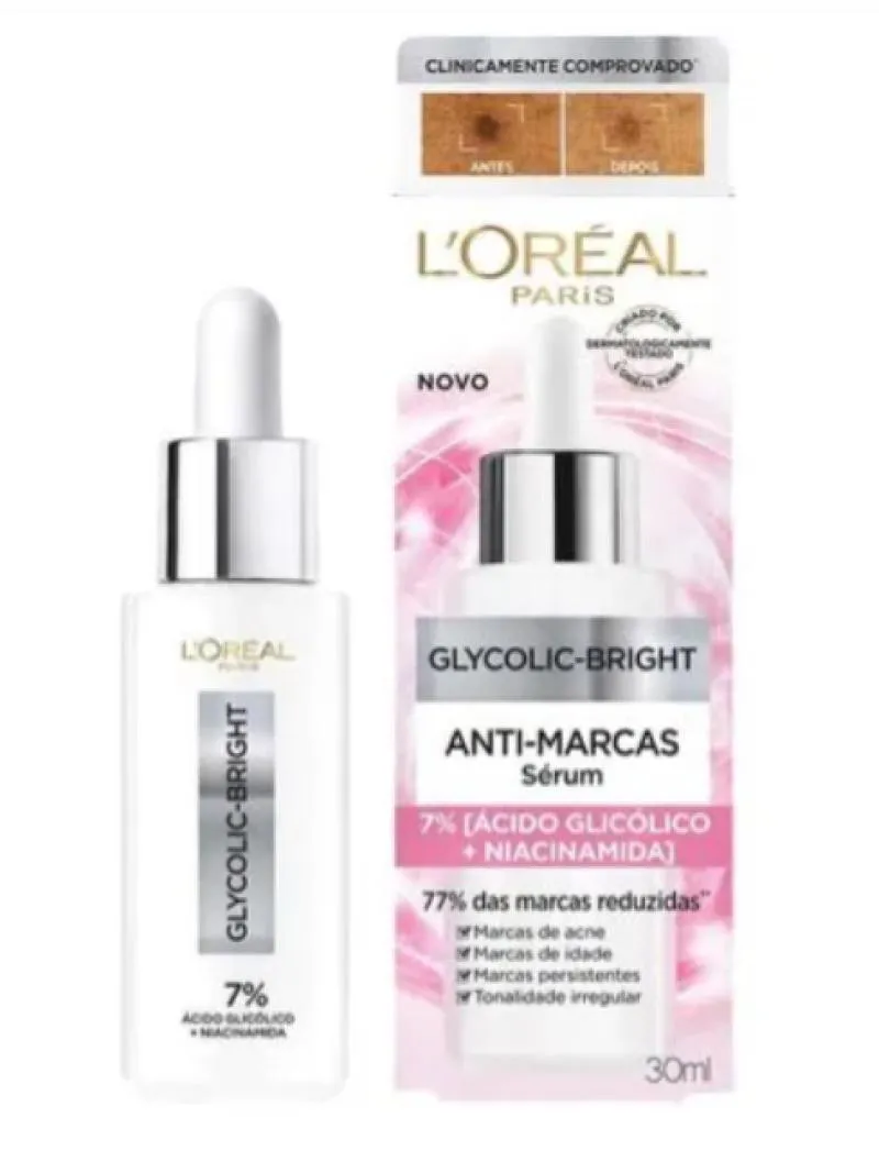 SéRUM FACIAL GLYCOLIC-BRIGHT ANTI-MARCAS L´OREAL 30ML