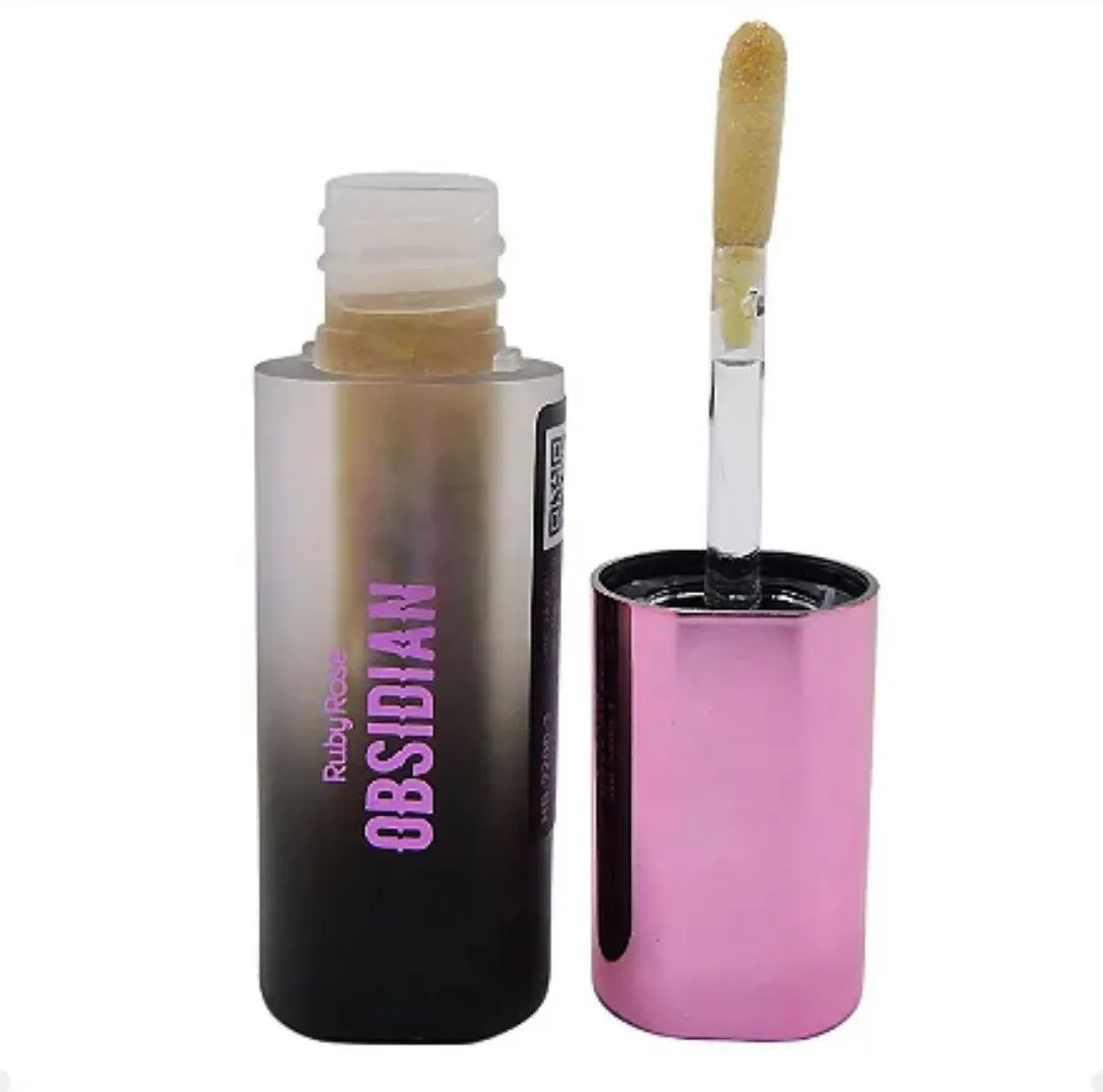 GLOSSY LIPS OBSIDIAN HB72003 ROSE QUARTZ RUBYROSE