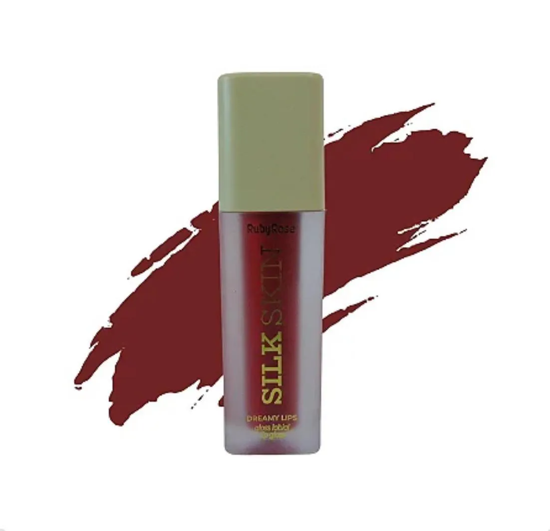 GLOSS LABIAL DREAM LIPS SPARKLE KISS HBF72004 SILK SKIN RUBYROSE