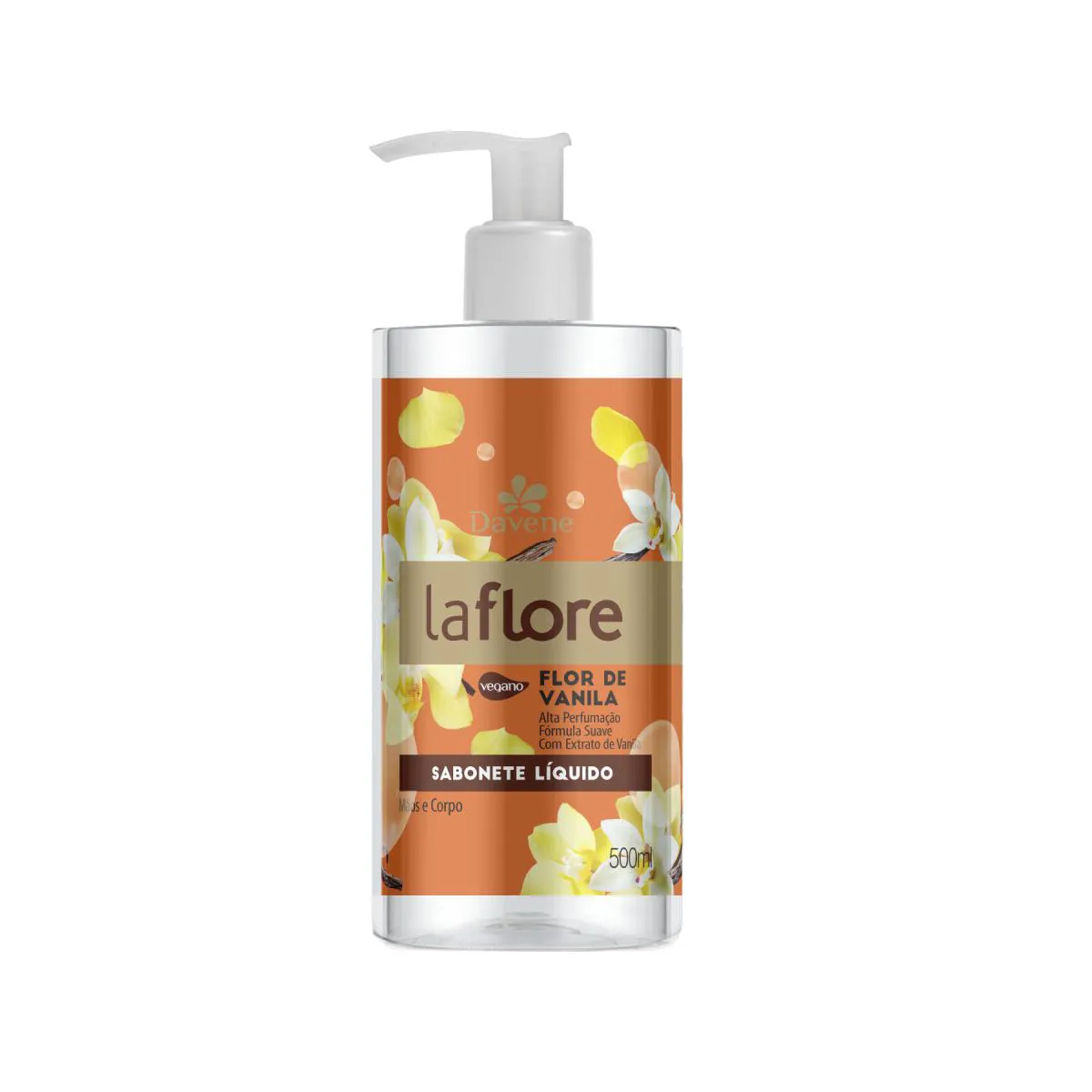 SABONETE LíQUIDO LA FLORE FLOR DE VANILA 500ML
