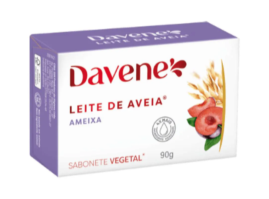 SABONETE VEGETAL EM BARRA LEITE DE AVEIA  AMEIXA 90G SABONETE VEGETAL EM BARRA LEITE DE AVEIA AMEIXA 90G