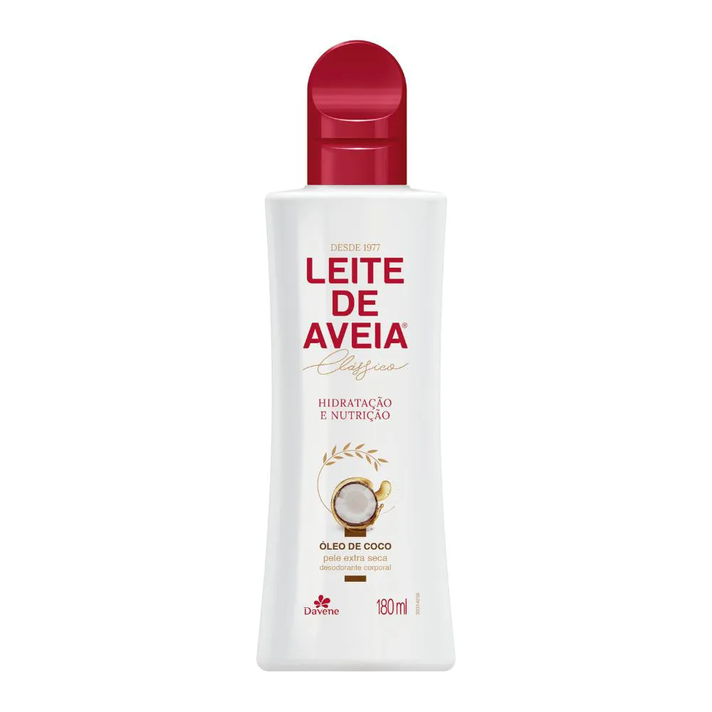 HIDRATANTE CORPORAL LEITE DE AVEIA ÓLEO DE COCO 180ML