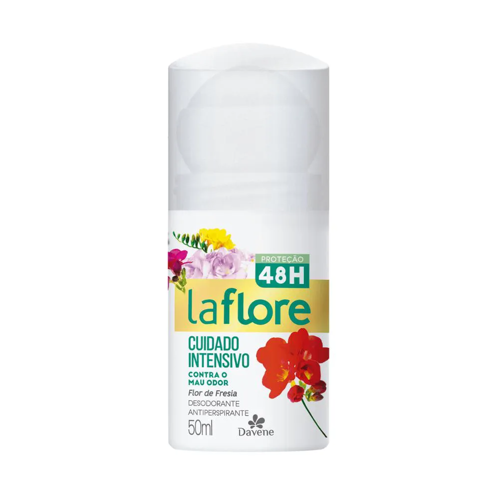 DESODORANTE ANTIPERSPIRANTE LA FLORE ROLL ON FRéSIA 50ML