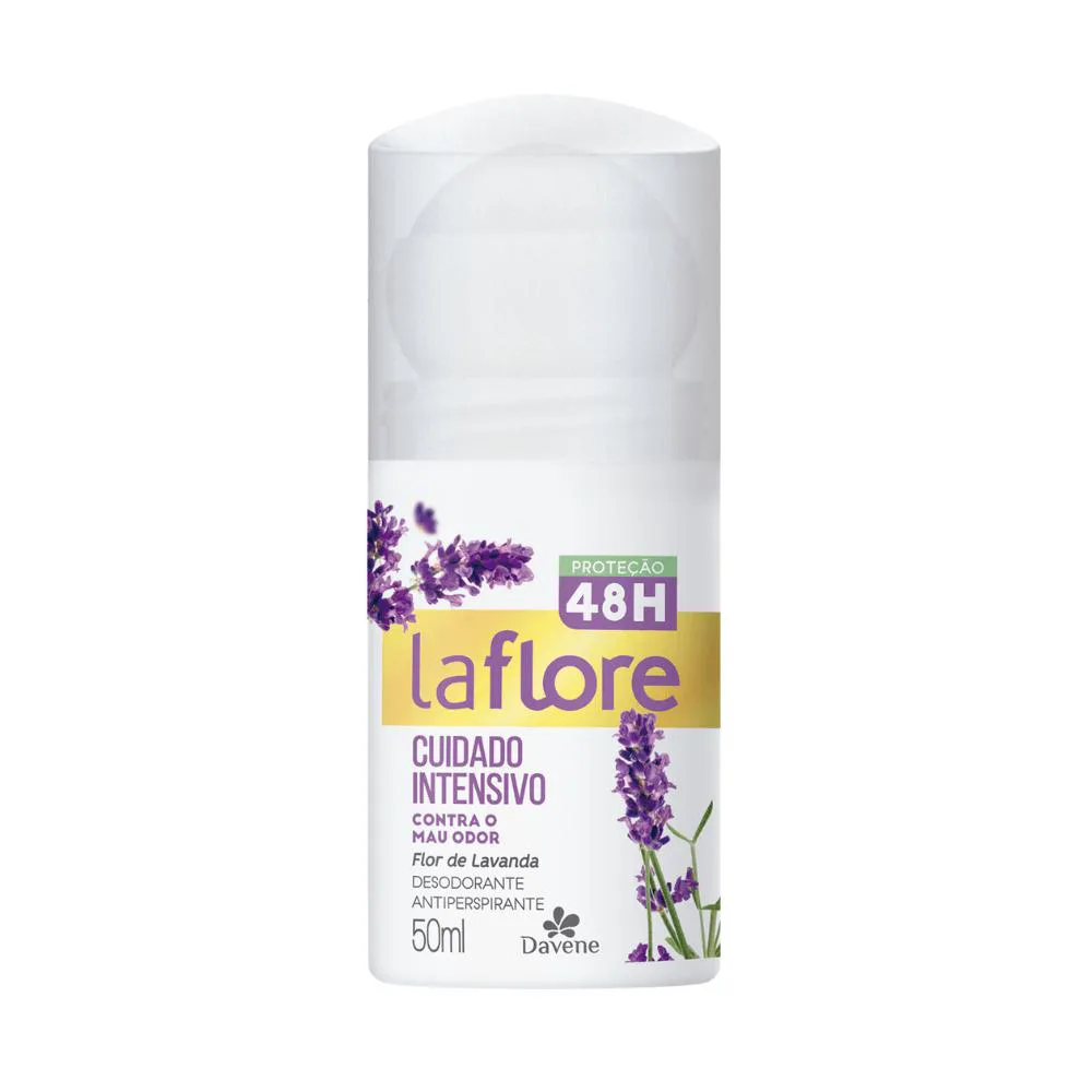 DESODORANTE ANTIPERSPIRANTE LA FLORE  ROLL ON LAVANDA 50ML
