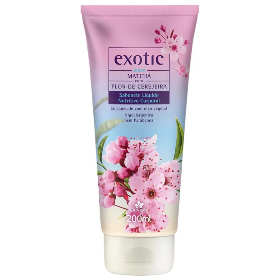 SABONETE LIQUIDO CORPORAL EXOTIC JAPAN 200ML