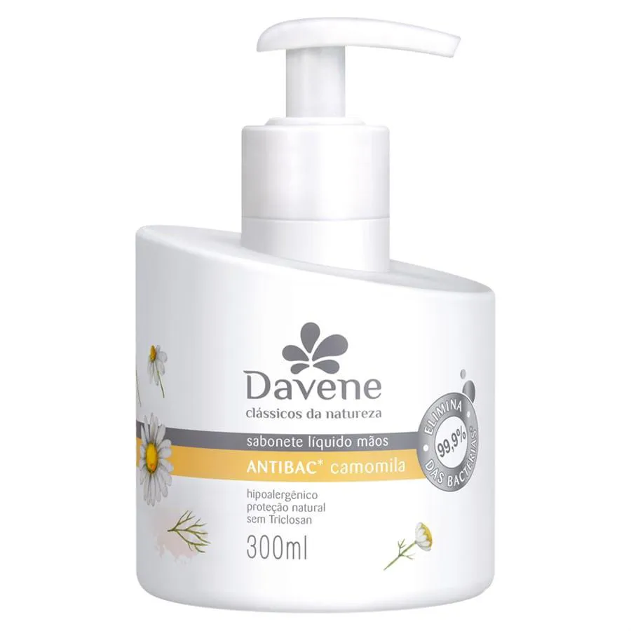 SABONETE LíQUIDO MãOS CLáSSICOS DA NATUREZA ANTIBAC CAMOMILA 300ML