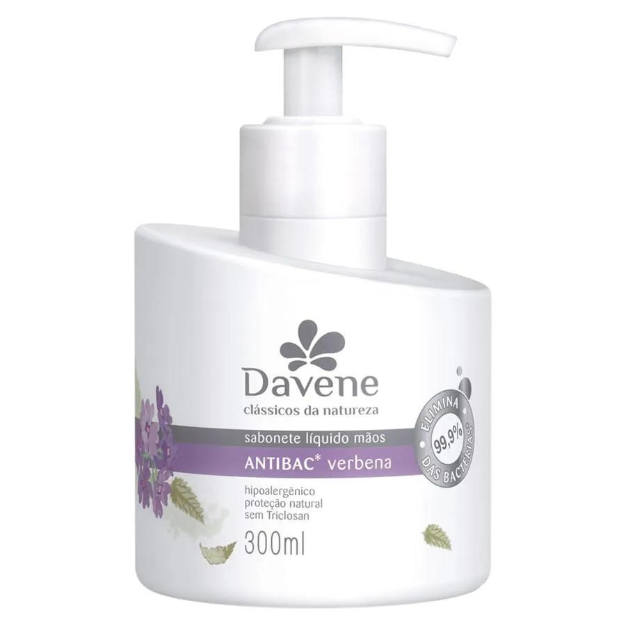 SABONETE LíQUIDO MãOS CLASSICOS DA NATUREZA ANTIBAC VERBENA 300ML