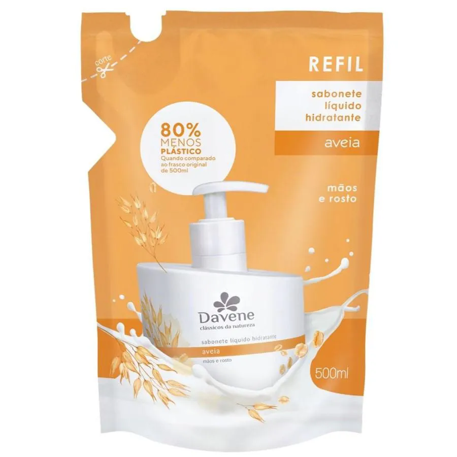 REFIL SABONETE LíQUIDO CLáSSICOS DA NATUREZA AVEIA 500ML