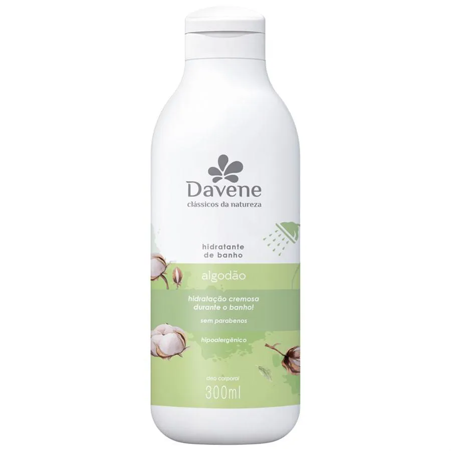 HIDRATANTE DE BANHO CLáSSICOS DA NATUREZA ALGODãO 300ML